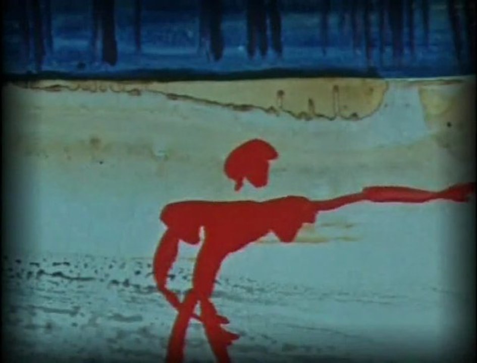 Nuit Blanche Le rouge et le noir (Witold Giersz, Pologne, 1963, aquarelle)