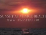 Sunset at venice beach