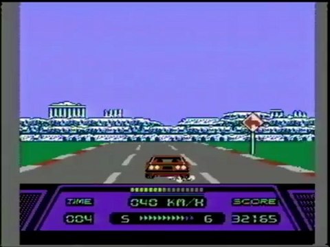 Classic Game Room - RAD RACER for Nintendo NES review