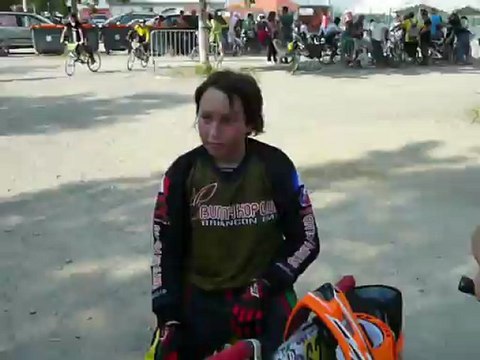 National BMX frontignan Ian Guionnet Bunny hop club Briançon1/4 de finale benjamin