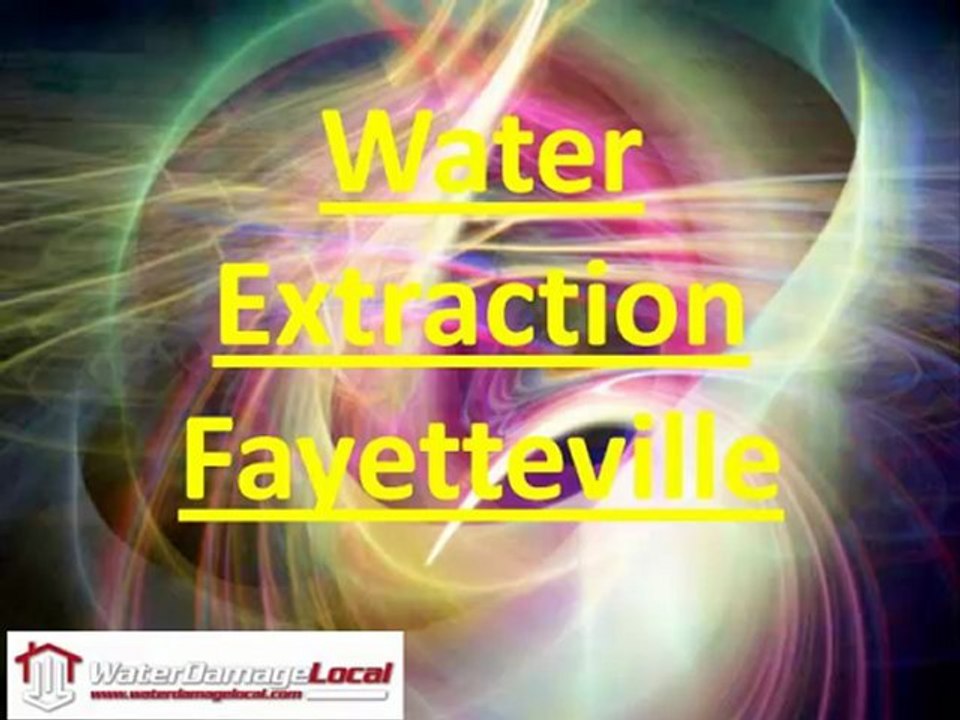 Fayetteville Water Extraction