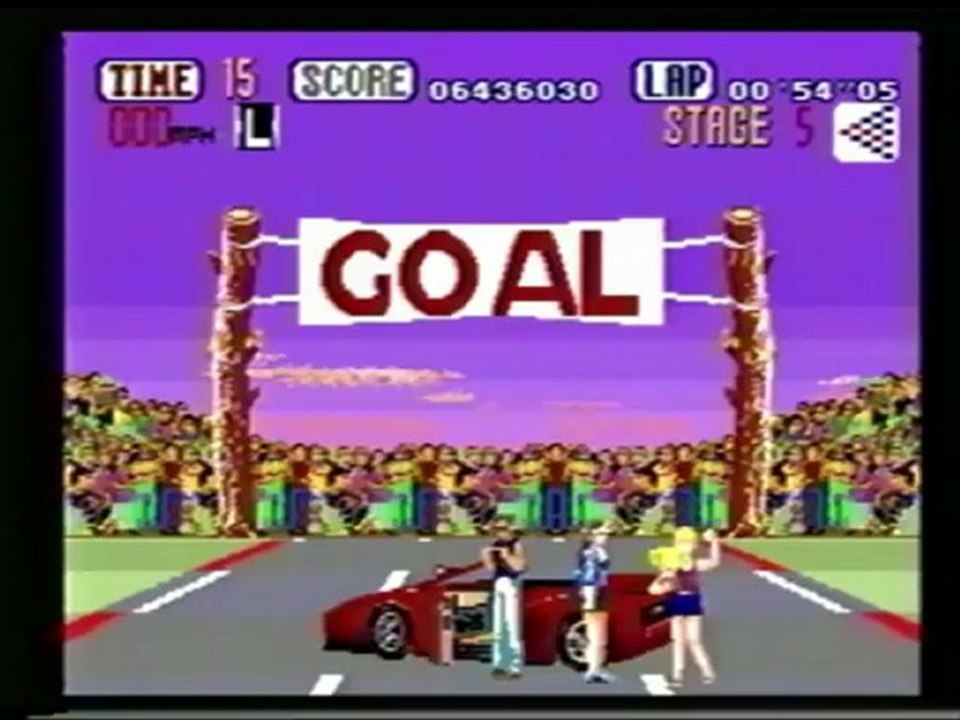 Classic Game Room - OUT RUN for Sega Genesis