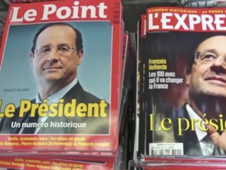 Quotidiens et hebdomadaires, annonce de la victoire de François Hollande à l'élection présidentielle 2012