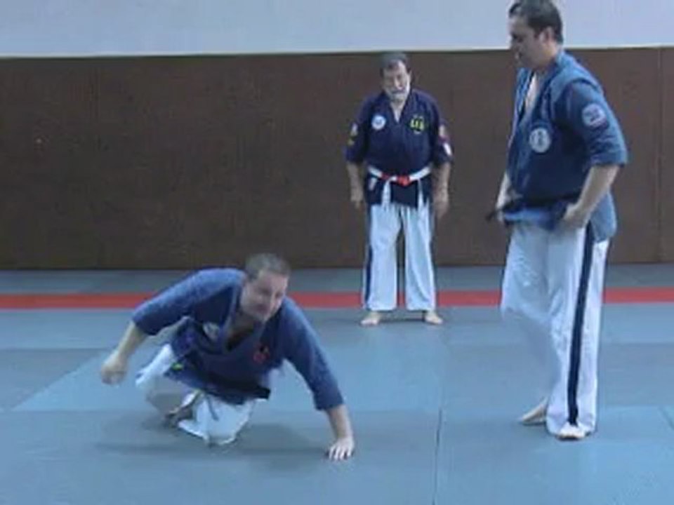 Uchi mata gari en makikomi en Toreikan-Budo