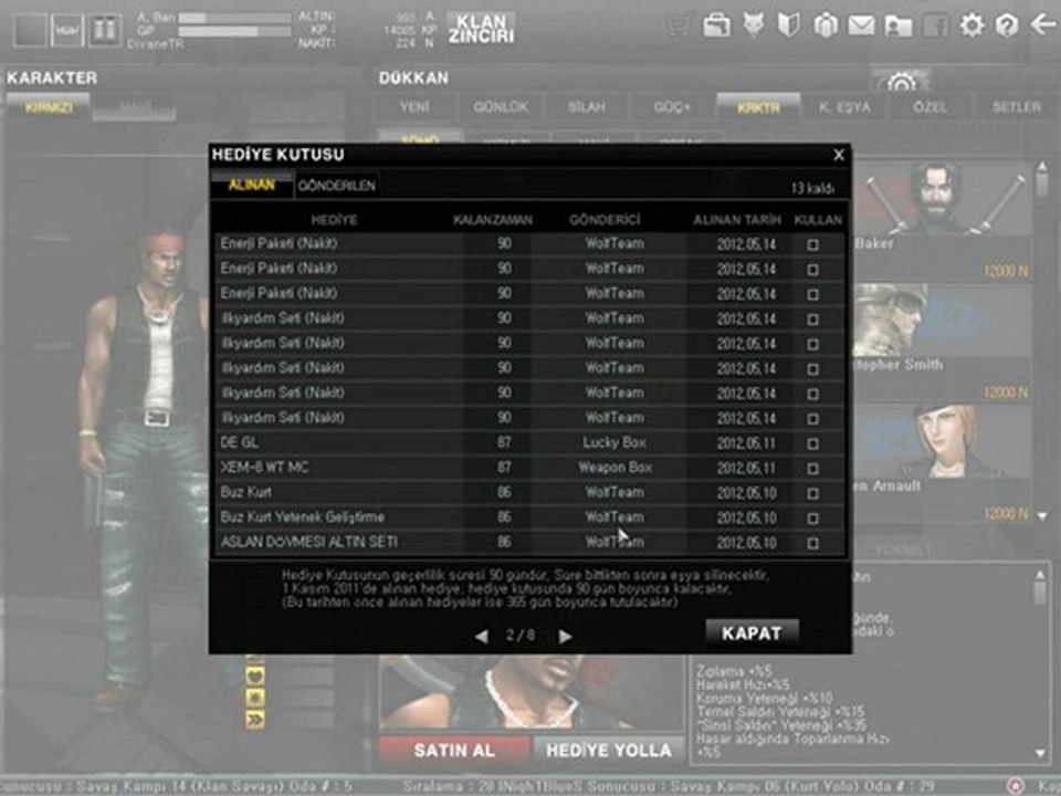 DivaneTR Wolfteam Hediye Kutusu