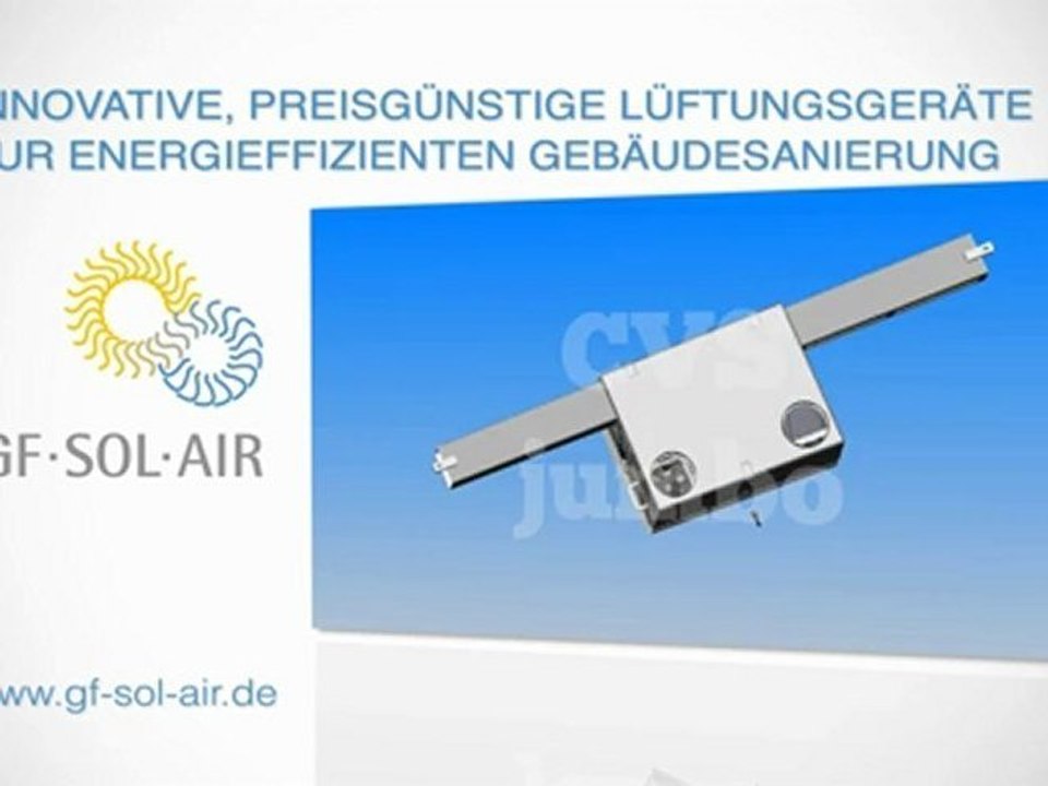 GF-SOL-AIR energieeffiziente Lüftungsgeräte