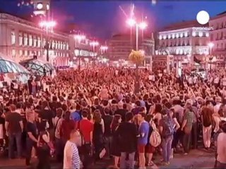 İspanya'da 'öfkeliler' yine sokaklarda