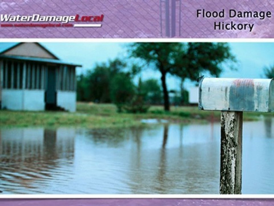 Hickory Flood Damage --- Water Repair Available