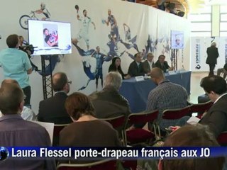 JO: Laura Flessel porte-drapeau de la délégation française