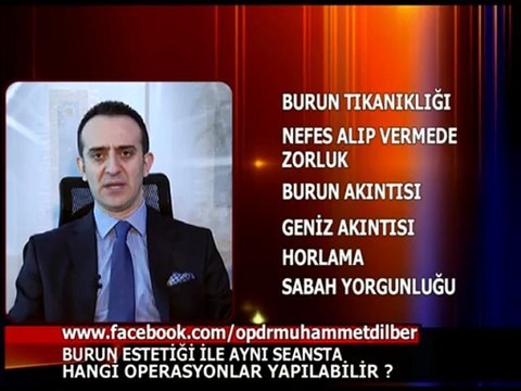 Burun estetiği operasyonu ile birlikte aynı seansta hangi operasyonlar yapılabilir? - Op.Dr.Muhammet DİLBER