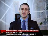 Burun estetiği operasyonları ağrılımıdır? - Op.Dr.Muhammet DİLBER