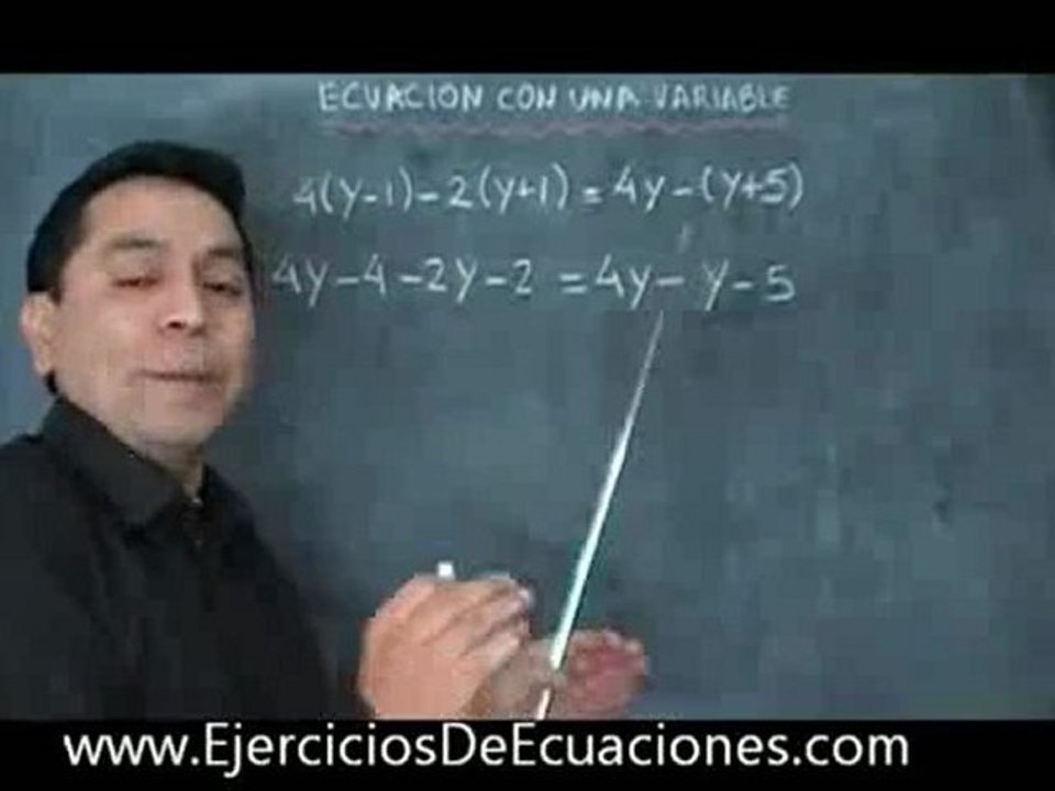 ecuacion con una variable