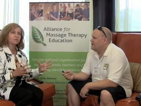 Gloria Coppola at the 2011 Alliance for Massage Therapy Education Conference