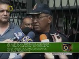 Bomberos jubilados en Aragua protestaron