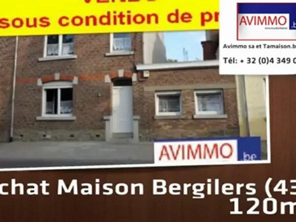 A Vendre - Maison - Bergilers - 4360 - 120 m²