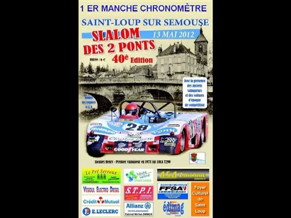 40 EME SLALOM DES DEUX PONTS 1ER MANCHE CHRONO 1ER PARTIE