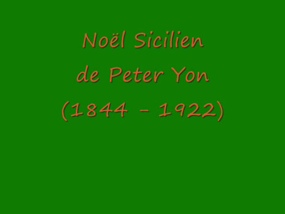Noël sicilien par Philippe Bens