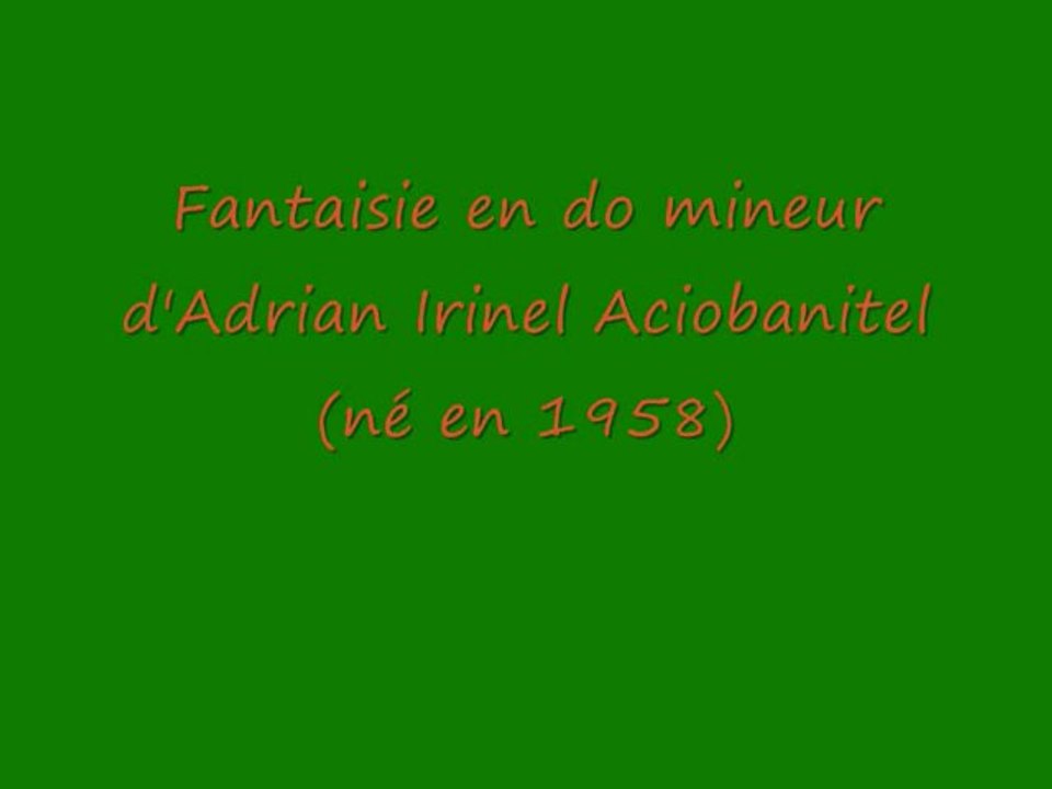 Fantaisie en do mineur, par Philippe Bens