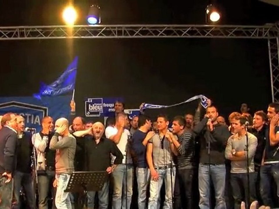 Le cabaret de Frequenza Mora avec le SC Bastia