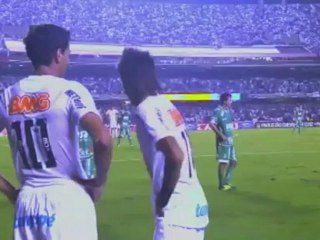 Neymar e Ganso - Show ! SANTOSxGuarani