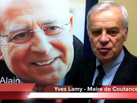 Législatives 2012 -Yves Lamy, maire de Coutances, appelle à voter Alain Cousin