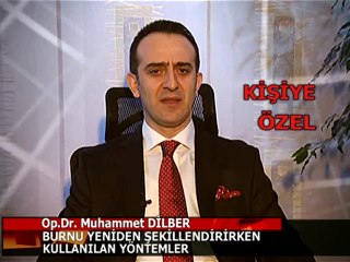 Burnu yeniden şekillendirirken hangi yöntemler kullanılıyor? - Op.Dr.Muhammet DİLBER