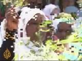Sudan party celebrates poll victory