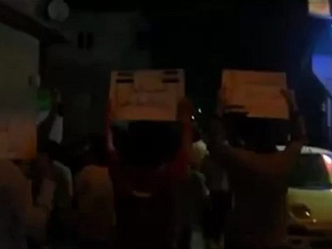 Syria فري برس حلب حي الحيدرية مظاهرة مسائية 14 5 2012ج2 Aleppo