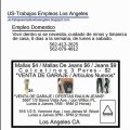 US-Trabajos Empleos Los Angeles - Hoteles - Empleos Domesticos - Carniceros