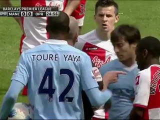 Манчестер сити - Куинз Парк Рейнджерс 38 тур 1 тайм HD