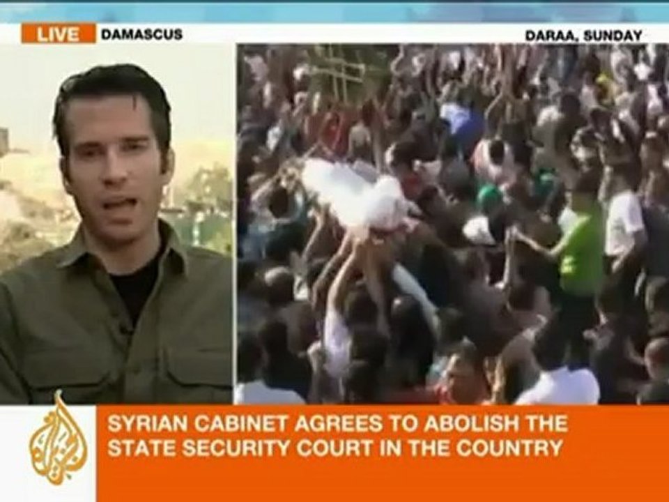 Al Jazeera's Cal Perry speaks about the emergency law in Syria