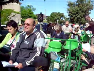vélorail de la ste Baume le 14 mai 2012, mise en place
