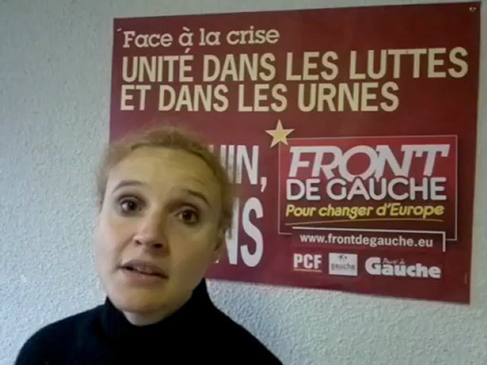 Céline SIMON Candidate Front de Gauche Législative 2012 3 éme circonscription de la Girone