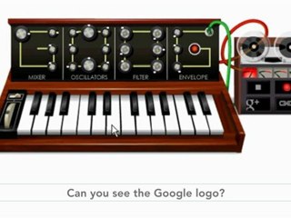 Amazing Bob Moog doodle
