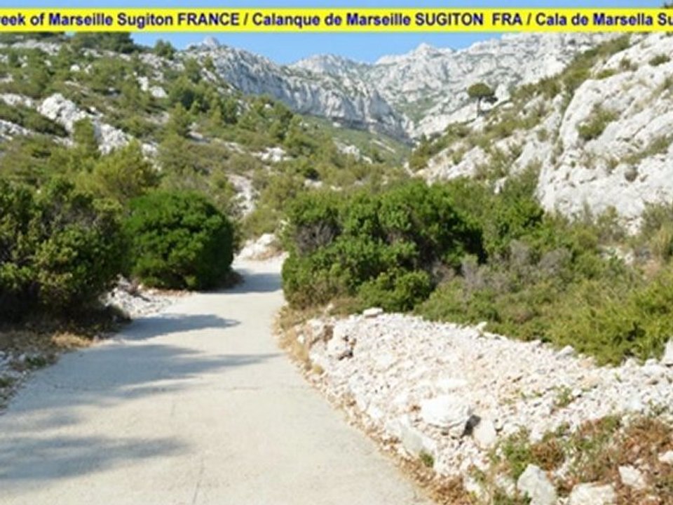 Calanques de Marseille : Calanque de Sugiton Diaporama commenté ENGLISH FRENCH SPANISH