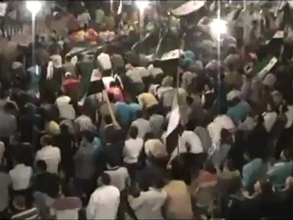 Syria فري برس ريف حلب   دارةعزة   مظاهرة مسائية رائعة 14 5 2012 ج 1 Aleppo