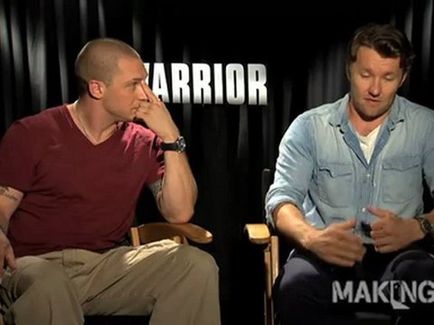 Tom Hardy & Joel Edgerton talk 'Warrior'