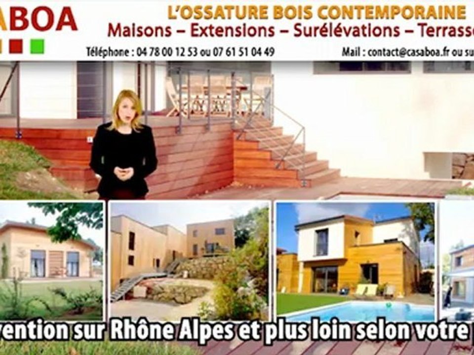 Construction maison ossature bois Lyon