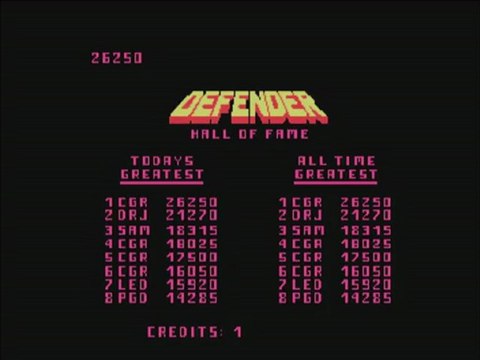 Classic Game Room - DEFENDER for Playstation PS1 review