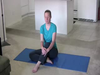 Spinal Twist Yoga Pose