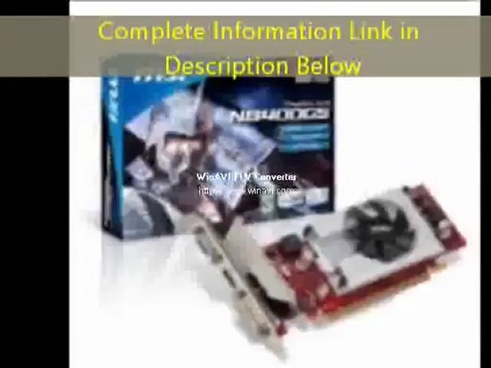 Evga GeForce GT 430 1024 MB DDR3 PCI Express 2.0 DVI/HDMI/VGA Graphics Card, 01G-P3-1430-LR