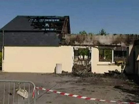 Incendie salle des fêtes de Sandouville