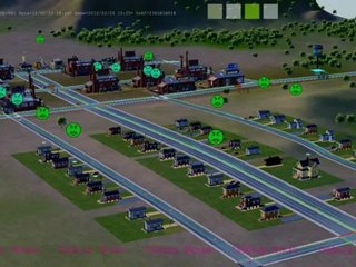 SimCity - GlassBox Game Engine Part. 3 - Scenario 2 : Eau et Pollution