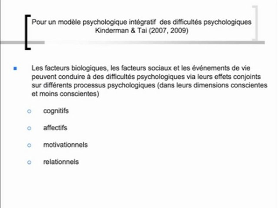 Professeur Martial Van Der Linden - Partie 1 (Audio + Présentation PowerPoint) -  "La réhabilitation sociale : pour une approche individualisée et intégrée", 2ème Congrès de Réhabilitation Psychosocialet
