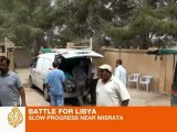 Slow progress for Libyan opposition fighters