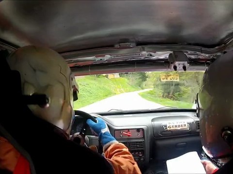 Rallye du beaufortain 2012 Es1 Hautluce GArel-Forlin 106 rallye N2