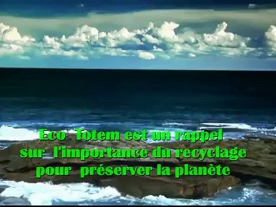 Message Eco Totem Vidéo