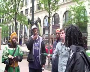 4 SIMPLE EDOMITE AND HIS COON BUDDY GETS CUT 5-12-12