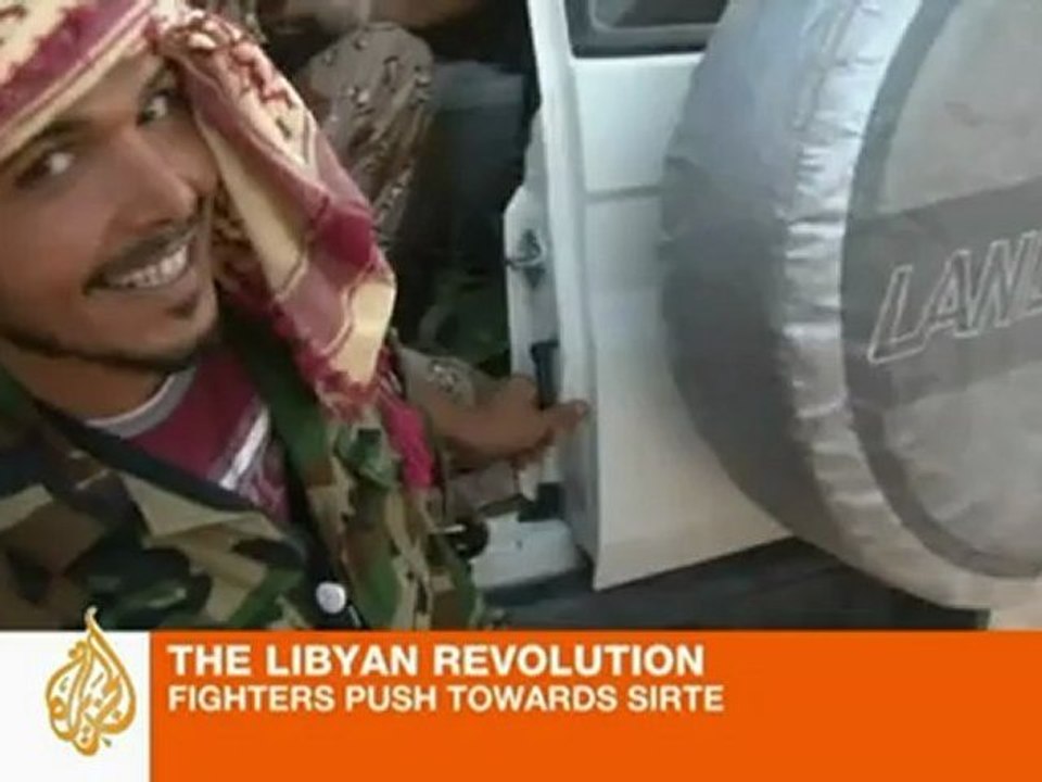Libya's fighters advance toward Sirte