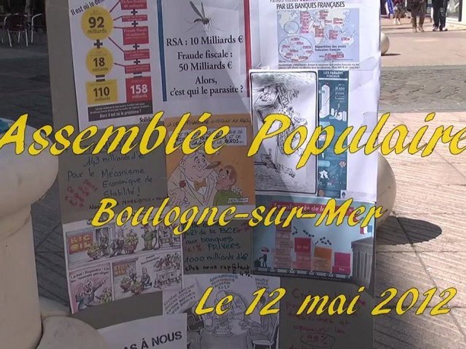 Assemblée Populaire du 12 mai à Boulogne-sur-Mer